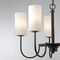 Maxim Lighting Town & Country 8-Light Chandelier 32008SWBK - alternate 3